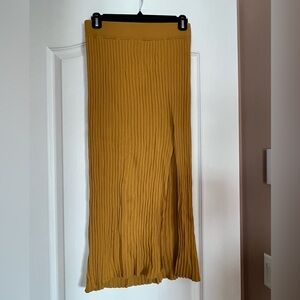 Wilfred Ochre Pencil Skirt